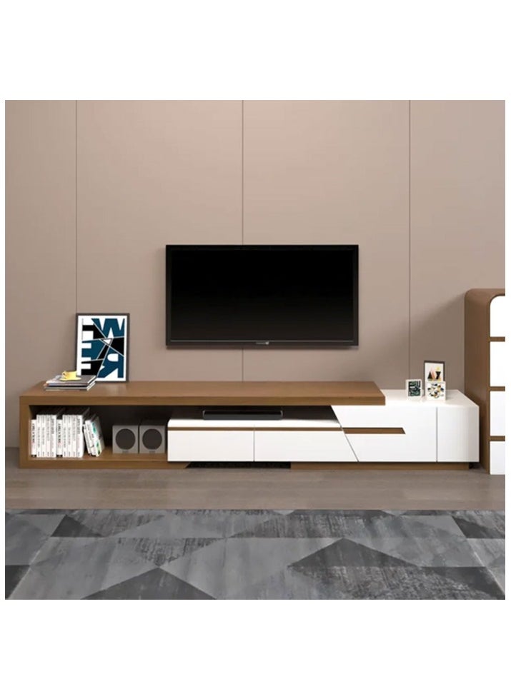 Generic Modern TV Unit, White*beige - CHTV16  - Image 1