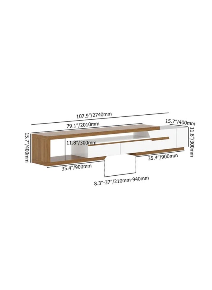 Generic - Modern TV Unit, White*beige - CHTV16 - Image 1