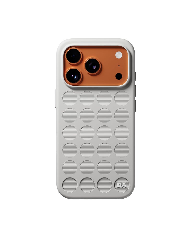 DailyObjects iPhone 17 Pro Stack Signature Magnetic Case Cover | Compatible with Magsafe | Camera & Body Protection | Shock/Scratch Proof| Dual Hybrid Protection | Wireless Charging - Slate Grey - Image 1
