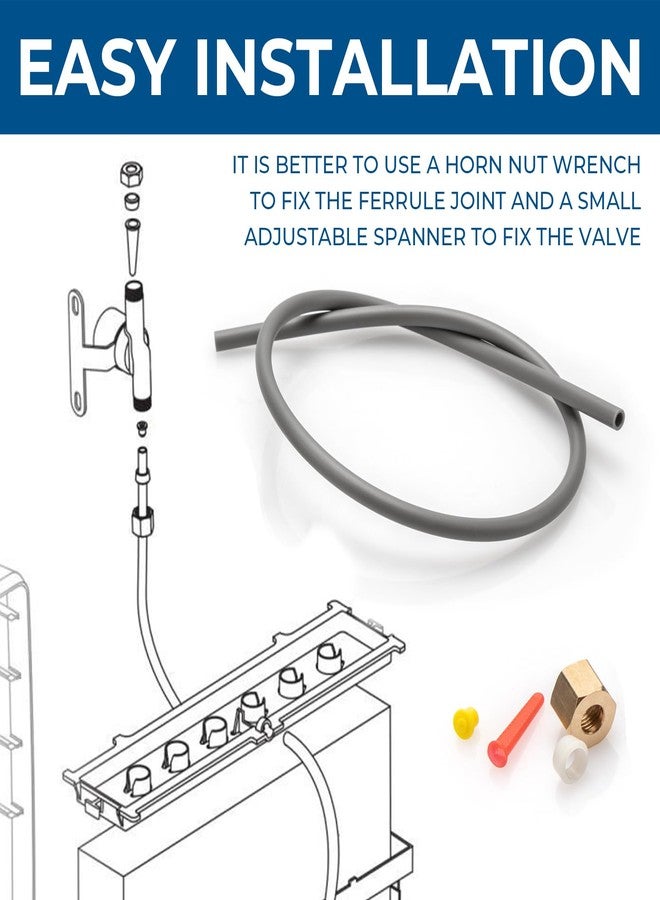Pokin 4335 Feed Tube with Sleeve for Aprilaire Humidifiers 600, 400A, 400M, 500, 500A, 500M, 400, 600A 600M,Includes #4004 In-Line Strainer #4231 Yellow Orifice,Humidifier Parts & Accessories - Image 3