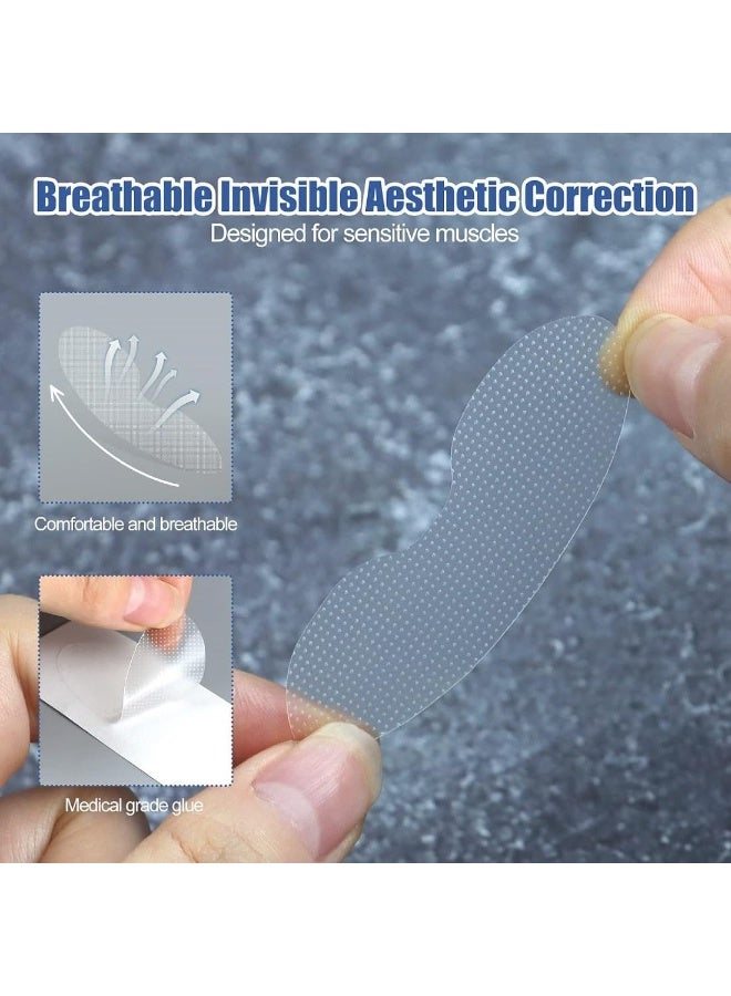 شريط نوم 90 قطعة، شريط للفم مضاد للشخير وجفاف الفم، شفاف مصنوع من مواد نانوية طبية، مريح وآمن للنوم، بتغليف أنيق وسهل الاستخدام - Image 3