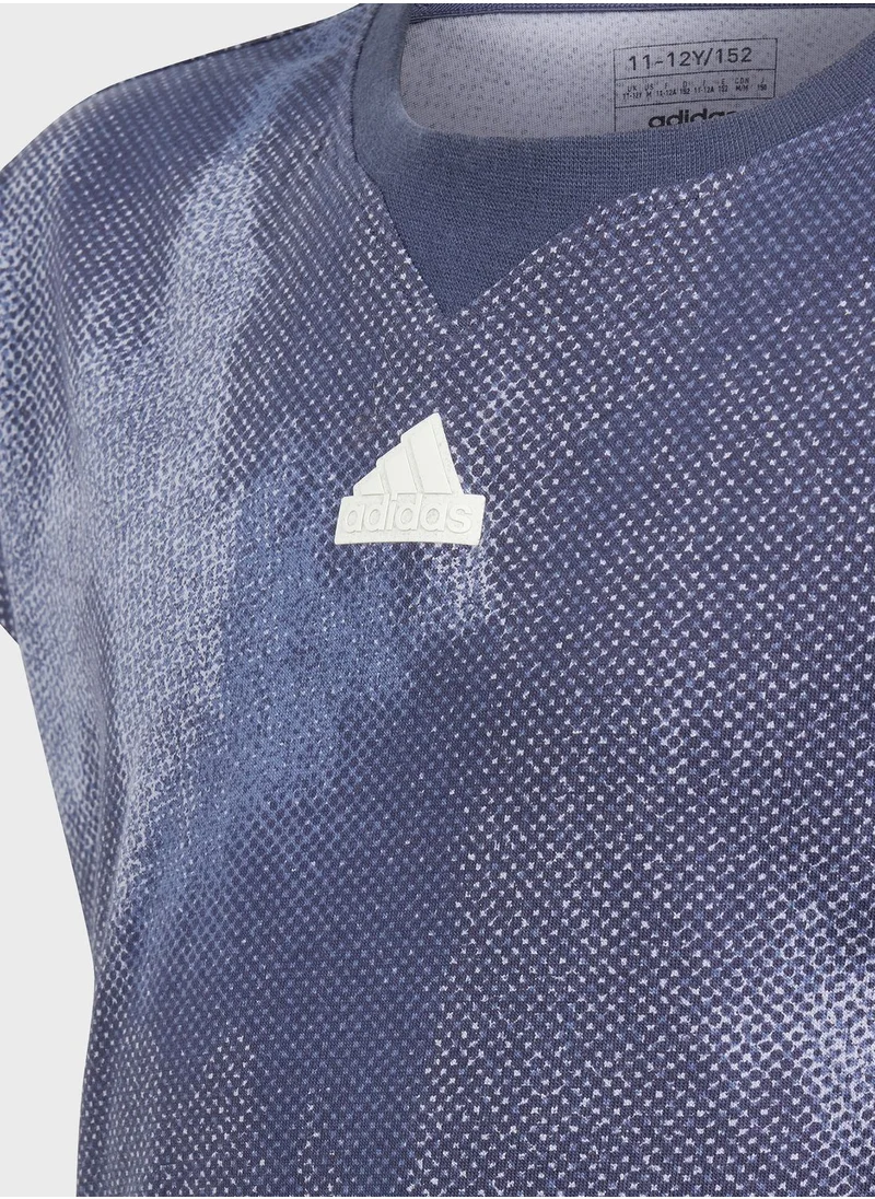 Adidas Kids Futura Icon All Over Printed T-Shirt