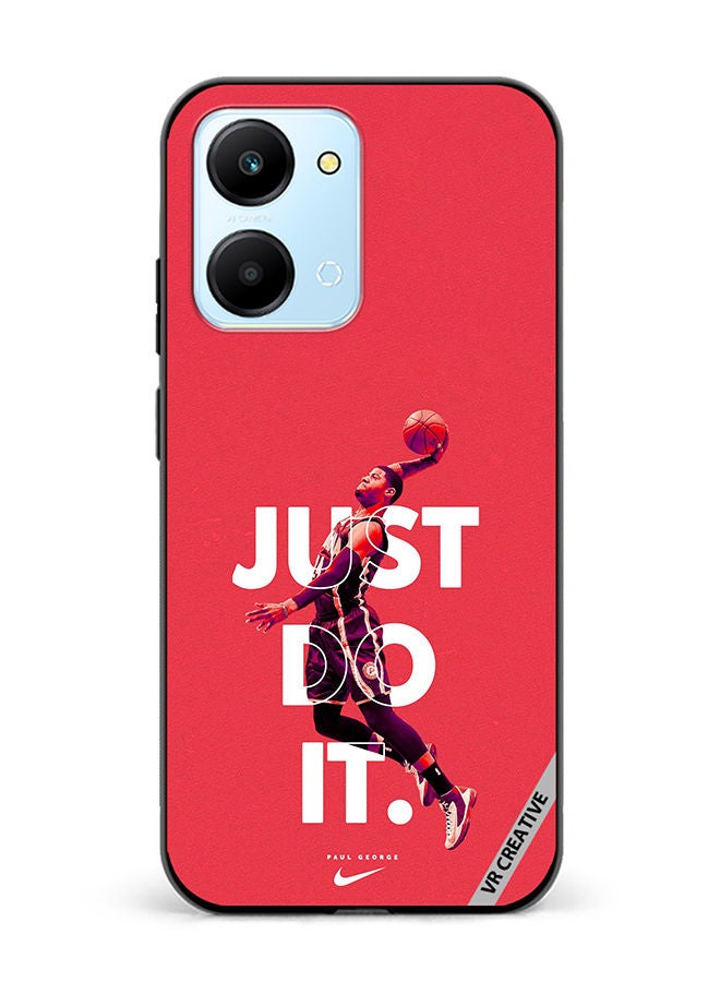 VR CREATIVE Protective Case Cover For Honor Play7T Just Do It Paul George Design Multicolour - Image 1