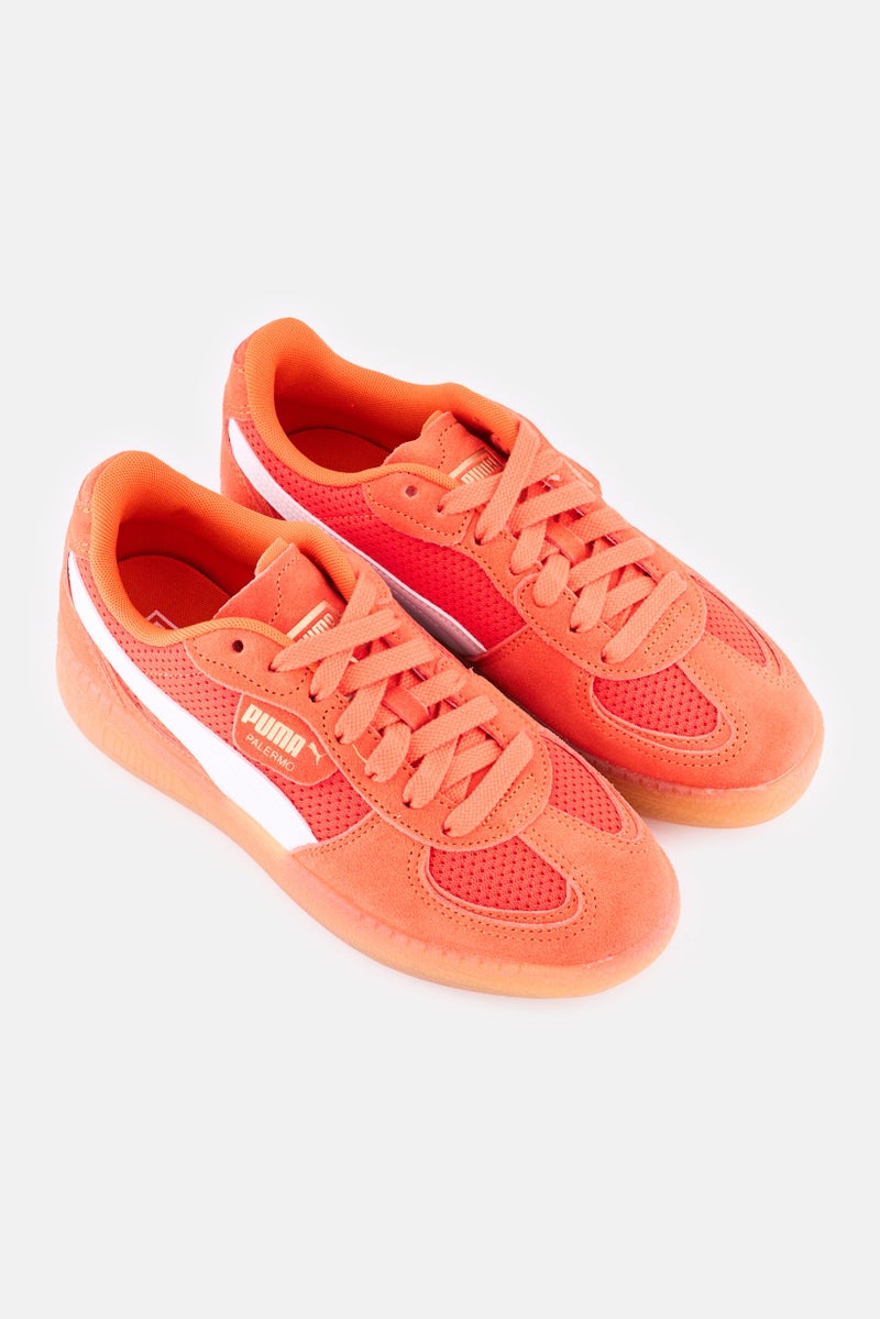 PUMA Women Palermo Moda Vintage Lace Up Outdoor Shoes, Orange - Image 2