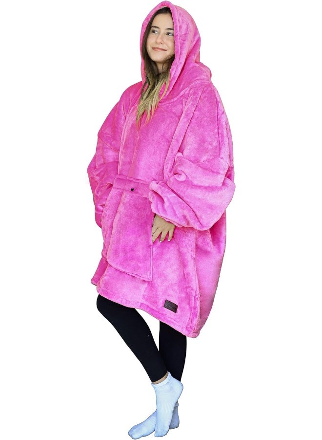 Tirrinia Tirrinia Oversized Blanket Hoodie, Wearable Fluffy Sherpa Blanket, Cozy Sweatshirt Blanket Gift for Adult Women Men Girlfriend - Image 1