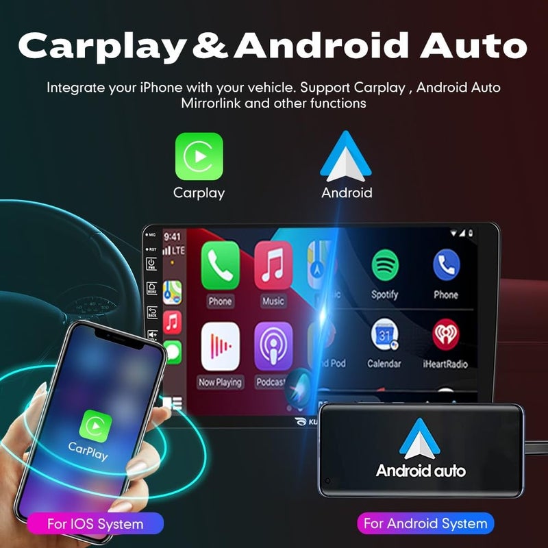 Generic Kunfine CarPlay Android Auto Navigation Stereo GPS Radio Reverse Camera Display 9" IPS Touchscreen Headunit Tablet Pad Media Player for Chevrolet Malibu XL 2016-2018, if Applicable Quad Core 2G+64G  - Image 2