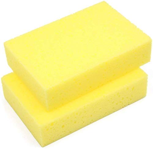Deziine 2Pc Rectangle Artist Sponge Painting Tool Refurbished Water Clay Pottery Sponge Crafts Wet S - Image 4