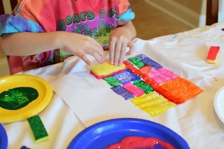 Deziine 2Pc Rectangle Artist Sponge Painting Tool Refurbished Water Clay Pottery Sponge Crafts Wet S - Image 5