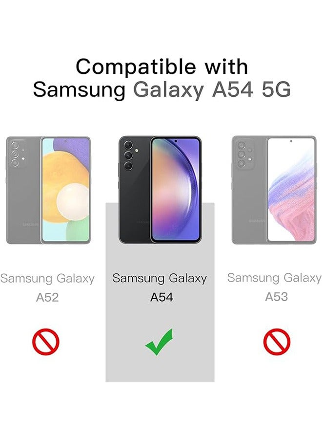 Case for Samsung Galaxy A54 5G 6.4-Inch, Soft TPU Thin Protective Phone Cover with Matte Finish, Anti-Fall Drop Protection,Shockproof Case for Samsung Galaxy A54 5G (Black) - Image 2