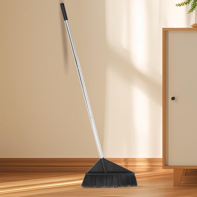 Long Handle Stiff Bristle Broom for Home and Office Cleaning Outdoor Sweeper Broom for Garden and Garage for Indoor and Outdoor Use Random Style - Image 5