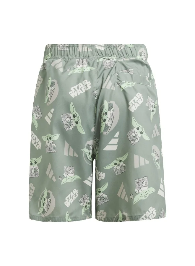 Adidas adidas x star wars mandalorian 5 inch men swim shorts