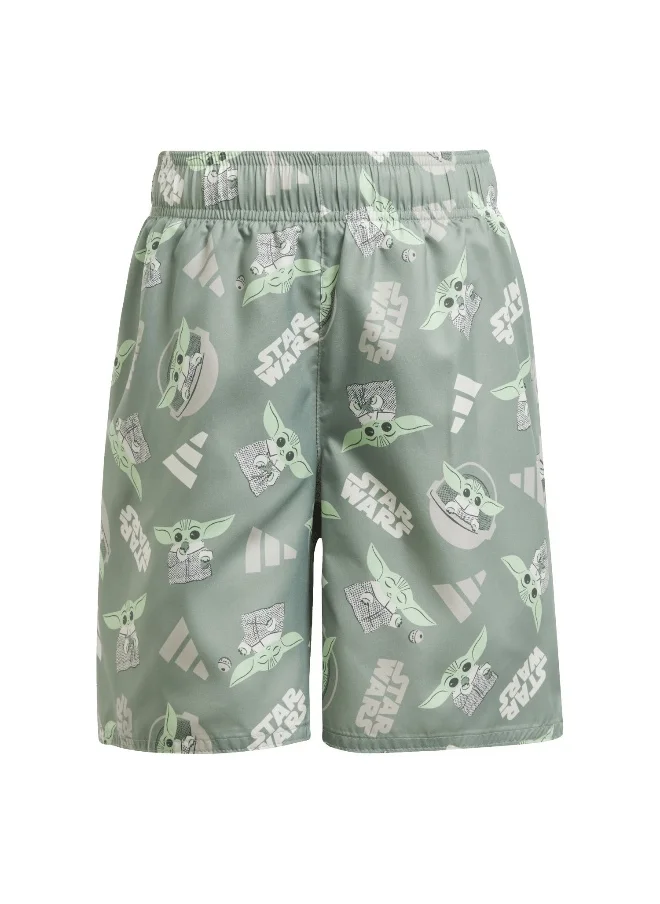 Adidas adidas x star wars mandalorian 5 inch men swim shorts