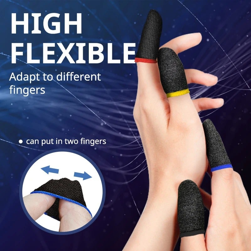 20/40pcs Gaming Finger Cover - Anti-Sweat, Scratch-Resistant Touch Screen Gloves for PUBG & LOL - Image 3