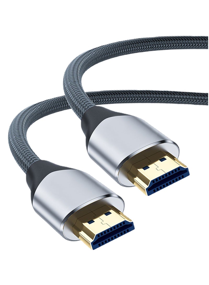 8K HDMI Cable, Nylon Braided 2.1 HDMI CL3 Rated Support Dolby Atmos, 8K@60Hz/4K@120Hz, Ultra Speed 48Gbps, eARC, HDCP 2.2 & 2.3, Dynamic HDR Compatible with Monitor/Projector/Sw-itch/PS5/Xbox-x (5M) - Image 1