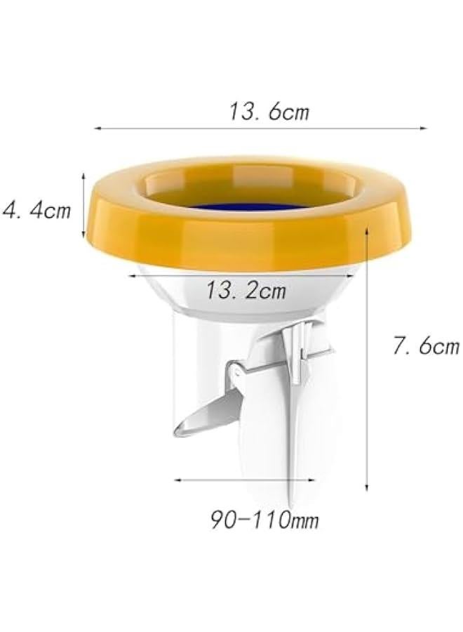Toilet Flange Ring Toilet Pan Odor Prevent Plug Easy Install Drain Backflow Preventer - Image 2