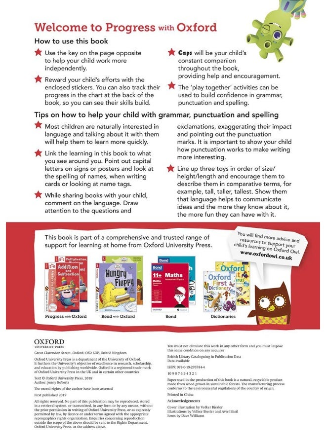 Progress with Oxford: Grammar, Punctuation and Spelling Age 5-6 - Image 2