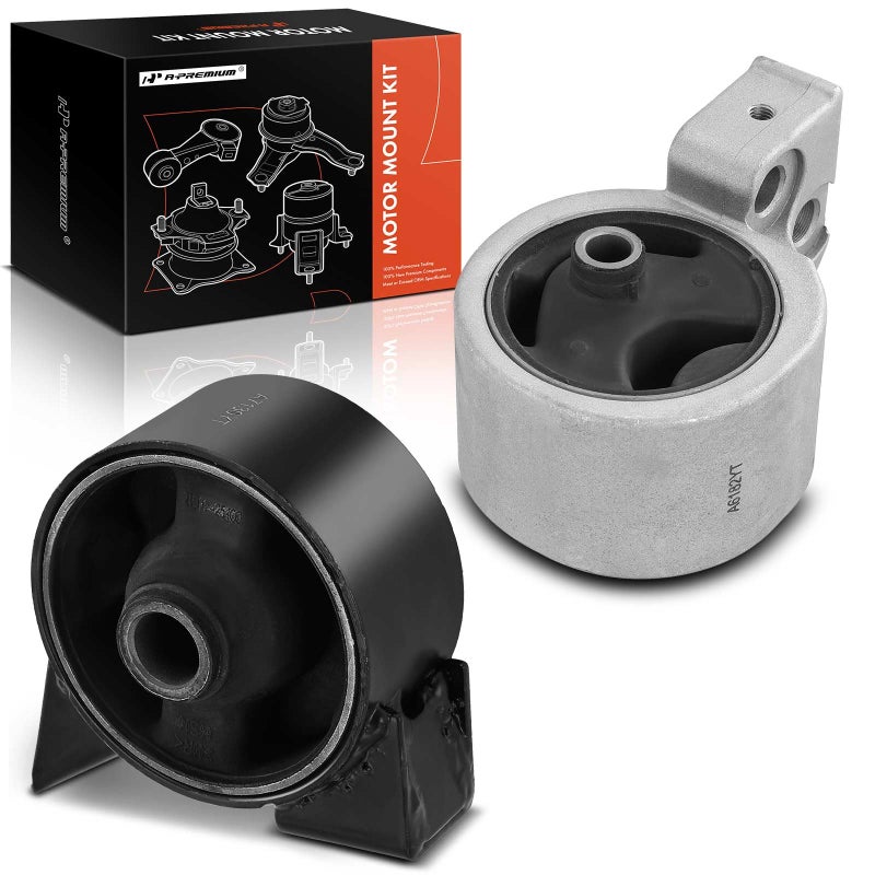 APremium Engine Motor Mount Kit Compatible with Hyundai Accent 2003 2004 2005 16L Automatic Transmission 2PC Set Replace 2181025120