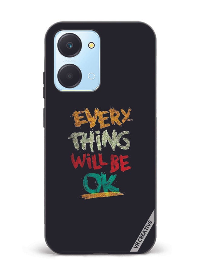 VR CREATIVE Protective Case Cover For Honor Play7T Everything Will Be Ok Design Multicolour - Image 1