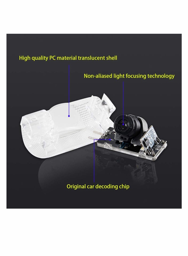 Zikra Car Door Logo Light Courtesy Projector Welcome Lights 3D Ghost Shadow Light Lamps Accessories The Replacement for RX/ES/GX/LS/LX/is/GS/RC/UX Series (4 Pack) - Image 4