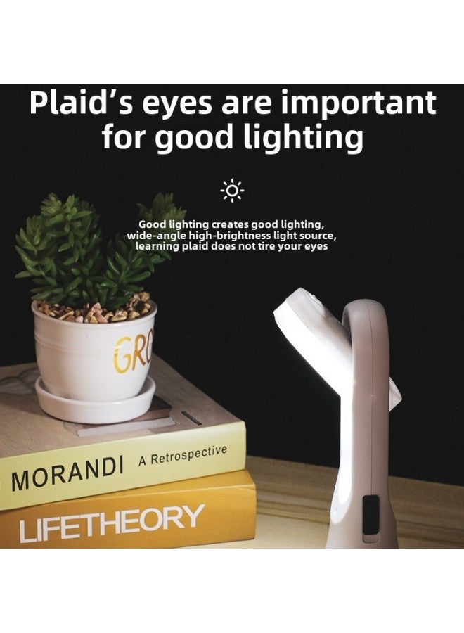 Flashlight Student Dormitory Small Portable Eye Protection Reading Special Night Reading Flashlight Junior High School Residential School Battery Night Light-Product Specifications:High Quality Flashlight - White 2 Pack (8 Batteries Included)  - Image 3