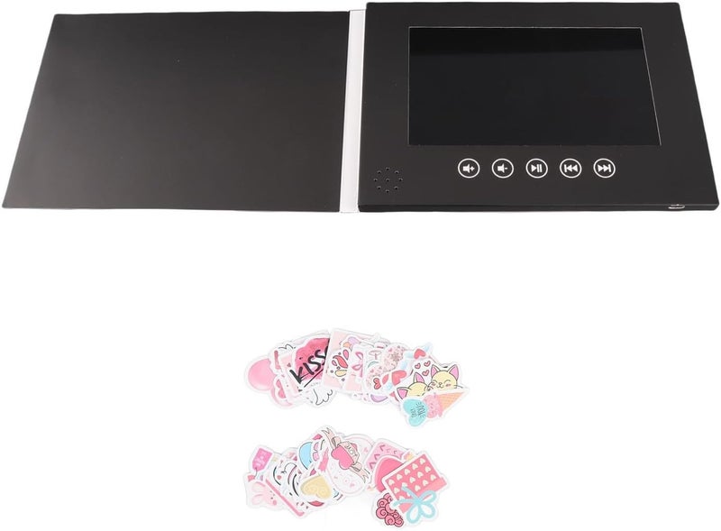 7 Inch Electronic Video Greeting Card with LCD Color Screen Customizable for Wedding Anniversary and Promotion - Image 1