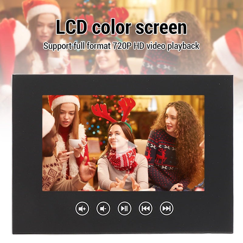 7 Inch Electronic Video Greeting Card with LCD Color Screen Customizable for Wedding Anniversary and Promotion - Image 5