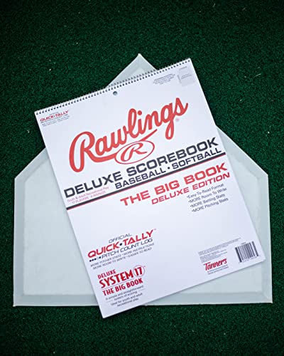 Rawlings Deluxe System17 Baseball Scorebook BLK 24 Games 17SBDLX - Image 3