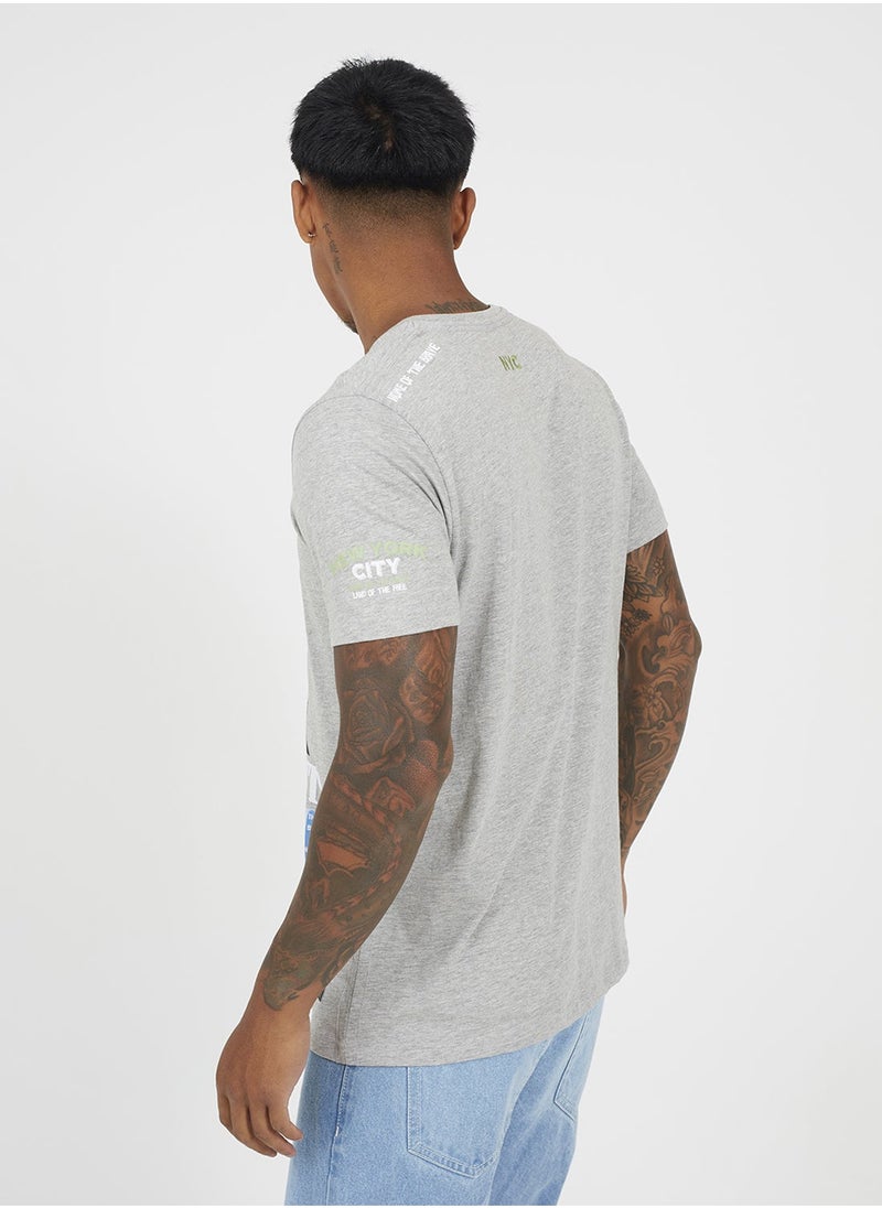 BRAVE SOUL Graphic Print T-Shirt  - Image 1