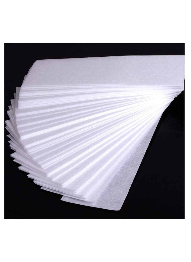 SINGLE - Single Wax Heater Machine Hair Removal, Waxing Kit Wax Warmer for Body Hair Removal with 600ml Dark Honey Wax, 100 Pcs Wax Paper Strip and 10 Pcs Wood Spatula - Image 1