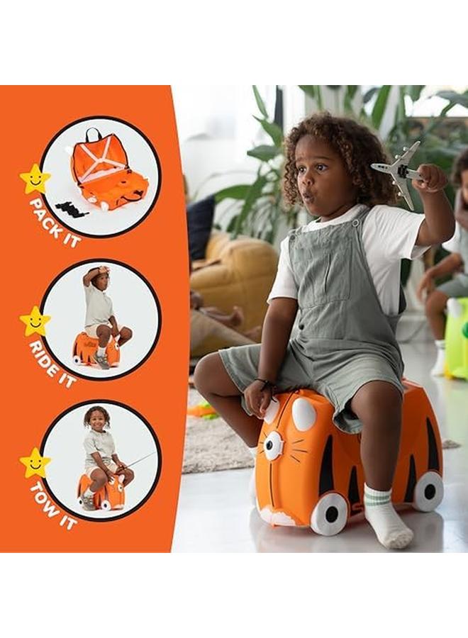 trunki Tipu The Tiger Ride On Suitcase Orange Piece Of 0 - Image 3