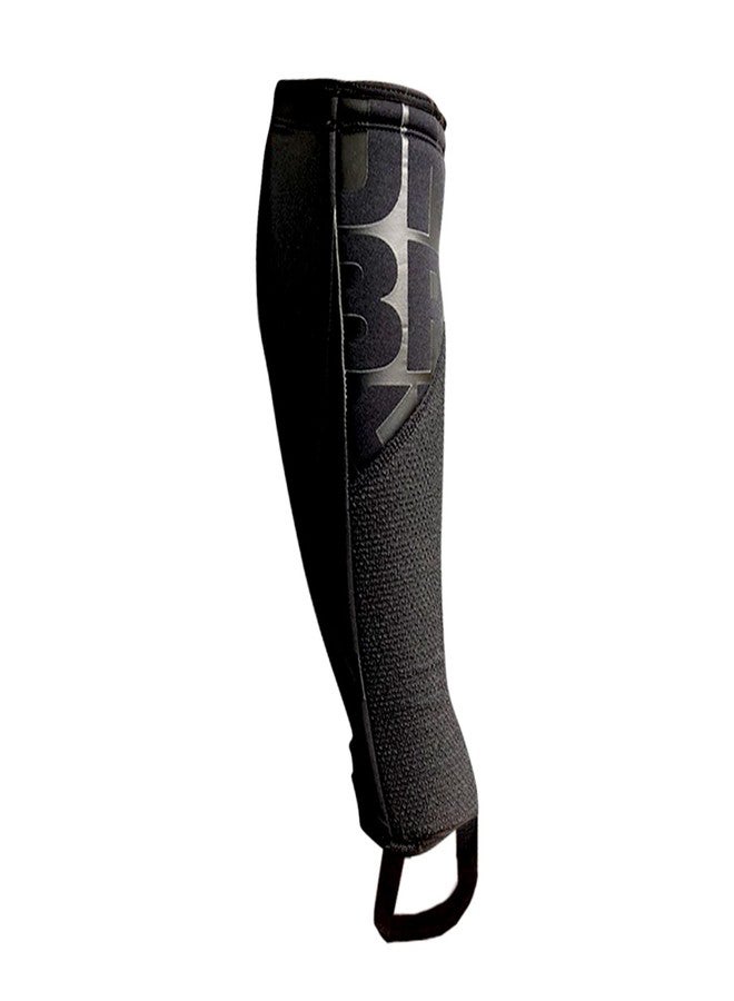 UBK MADE UNBROKENSHOP Shin Sleeves Pro Black 7mm Neoprene, Weightlifting, Deadlift, Rope Climb, Box Jumps for Men and Women, Single (S/M) - Image 2