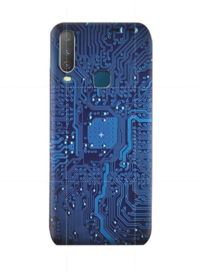 إيه إم سي ديزاين غطاء حماية واقٍ لهاتف فيفو Y17 أزرق