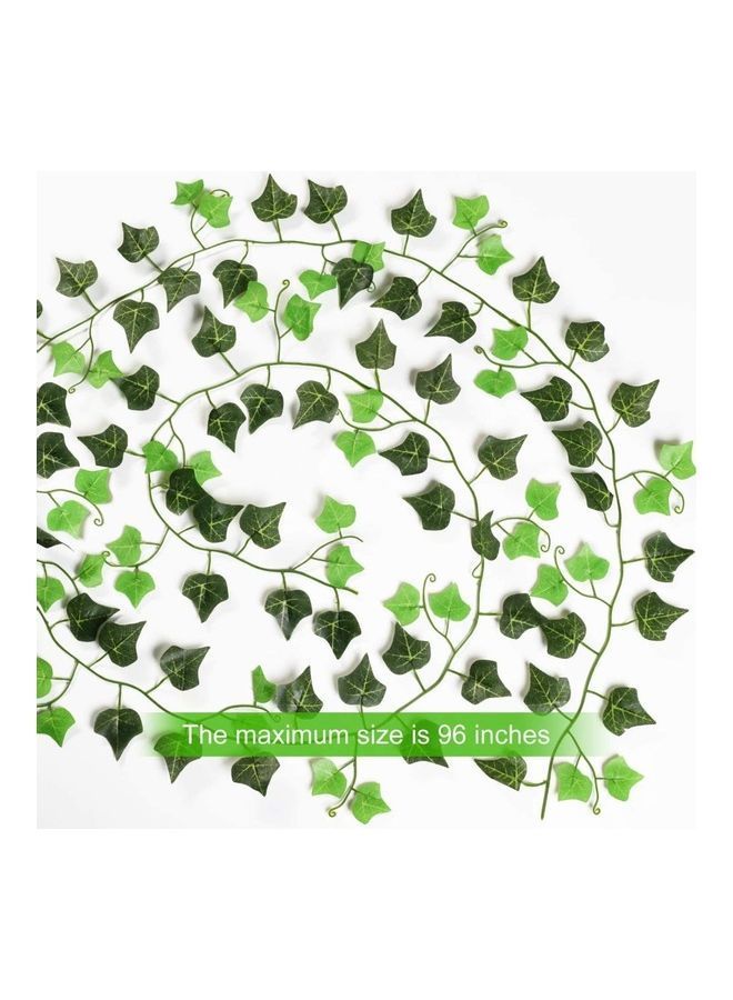 نيبمينينت أوراق لبلاب صناعية مٌعلّقة مكونة من 12 قطعة متعدد الألوان 230سم - Image 5