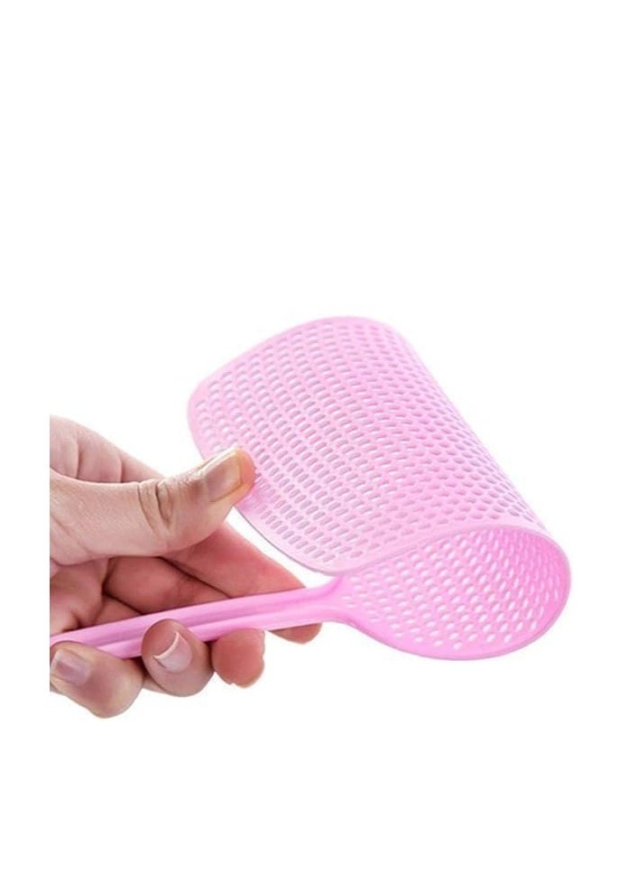 HASANAT ESSENTIALS - Fly Swatter, 6 Multi Strong Flexible Manual Swatters, Long Handle, Large Bug Rackets for Indoor and Outdoor, Assorted Colours - Image 1