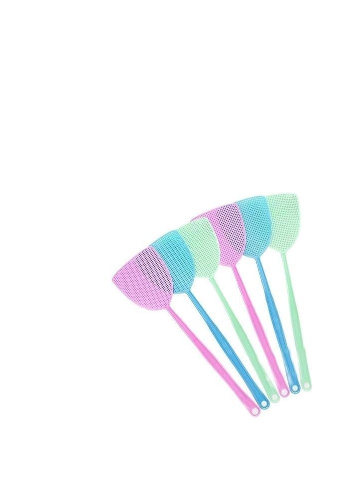 Fly Swatter, 6 Multi Strong Flexible Manual Swatters, Long Handle, Large Bug Rackets for Indoor and Outdoor, Assorted Colours - pzsku/Z18994D8A5491A5A0126BZ/45/1741166780/3ecbe1b5-3a61-4d46-a05e-fd9e2258d265