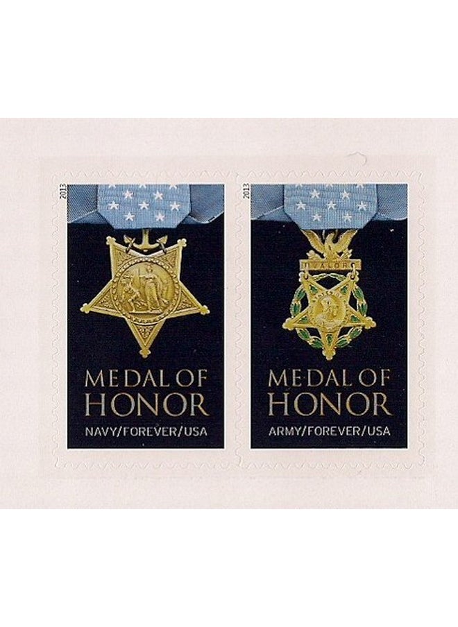 USPS World War Ii Medal Of Honor Double Side Sheet Of 20 X Forever Stamps Scott 4822A By Usps  - Image 4