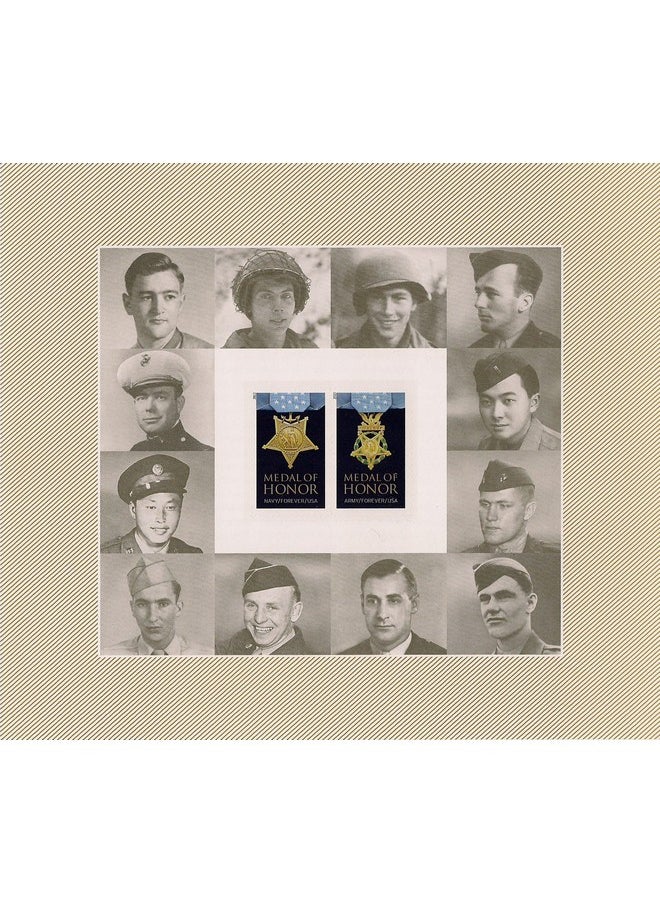 USPS World War Ii Medal Of Honor Double Side Sheet Of 20 X Forever Stamps Scott 4822A By Usps  - Image 2