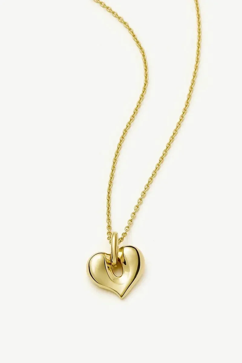 Missoma Molten Heart Pendant Necklace