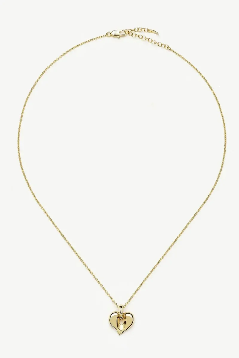 Missoma Molten Heart Pendant Necklace
