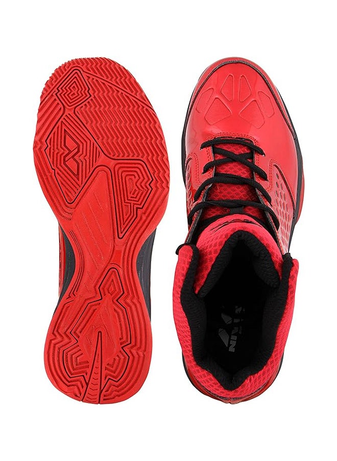 Nivia - Warrior Men's PU Synthetic Leather Basketball Shoes | Size : 10 | Outdoor Sport | Stylish & Comfortable - Image 1