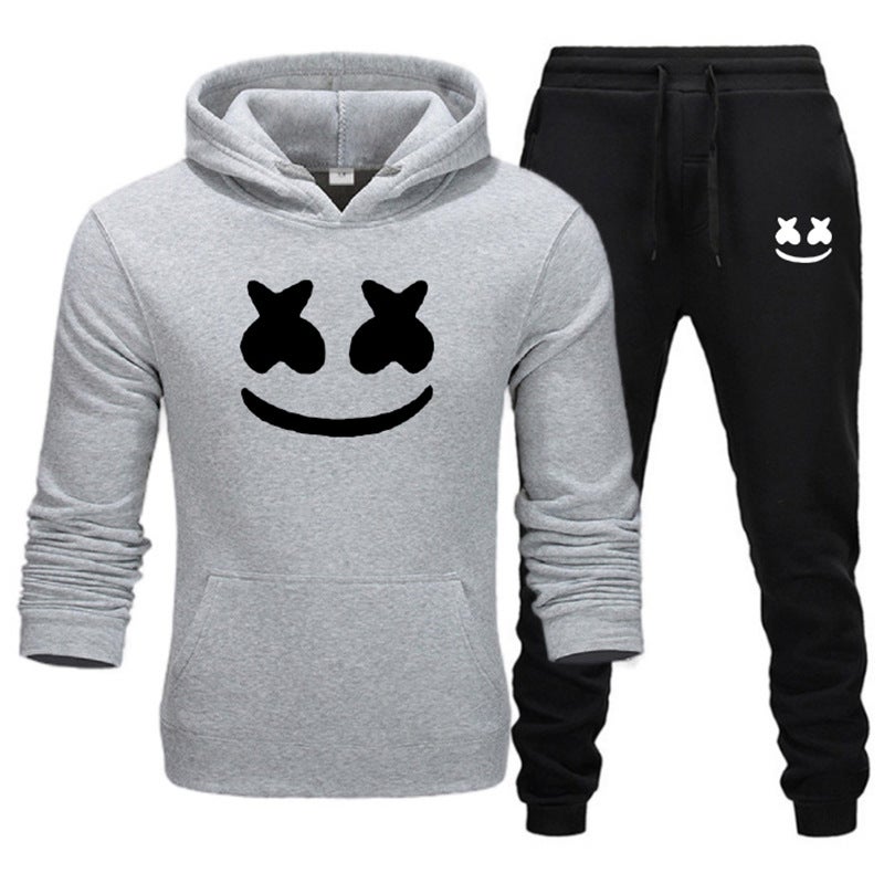 New Marshmello Smiley Fashion Hoodie Men And Women Casual Hoodie Suit - Image 1