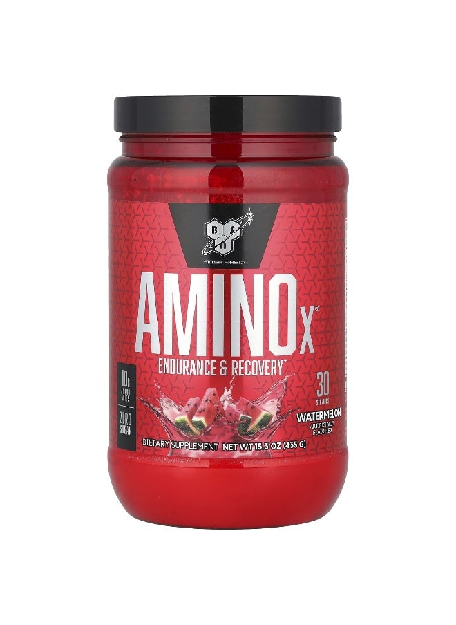 BSN - BSN, AminoX®, Endurance & Recovery, Watermelon, 15.3 oz (435 g) - Image 1