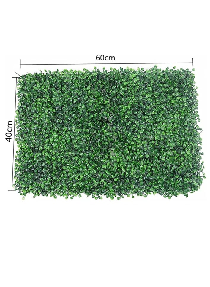 HOME TASTE TOMSUN 10 Pcs Artificial Grass Wall Decor Boxwood Panels Realistic Green Plants for Indoor/Outdoor Home Villa Garden Decoration Privacy Screen Lawn Wall Floor Decor  - Image 2