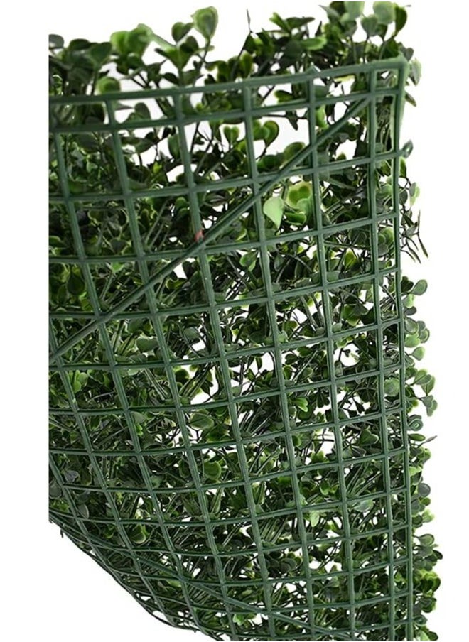 HOME TASTE TOMSUN 10 Pcs Artificial Grass Wall Decor Boxwood Panels Realistic Green Plants for Indoor/Outdoor Home Villa Garden Decoration Privacy Screen Lawn Wall Floor Decor  - Image 5