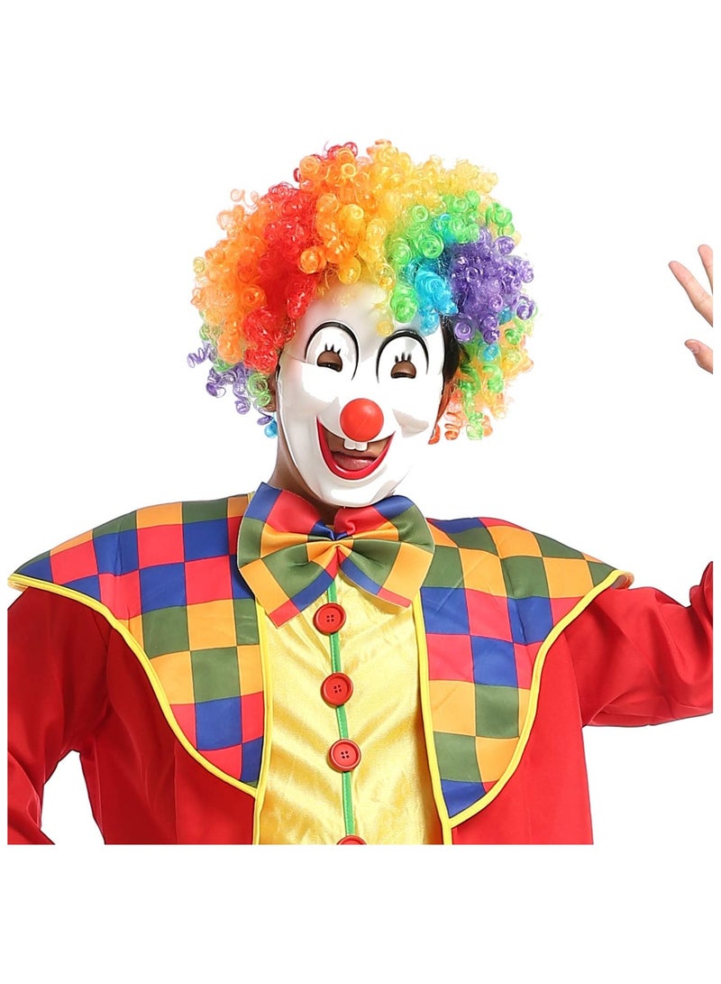 Scary Clown Costume Joker Stage Fancy Dress Party Performance Costumes for Men and Women Adult Clown Clothes Suit free Size one Piece suit - Image 3