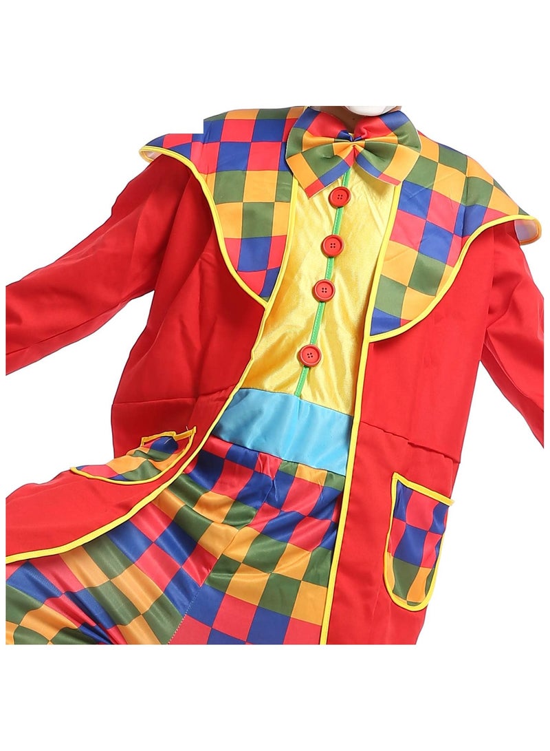 Scary Clown Costume Joker Stage Fancy Dress Party Performance Costumes for Men and Women Adult Clown Clothes Suit free Size one Piece suit - Image 4