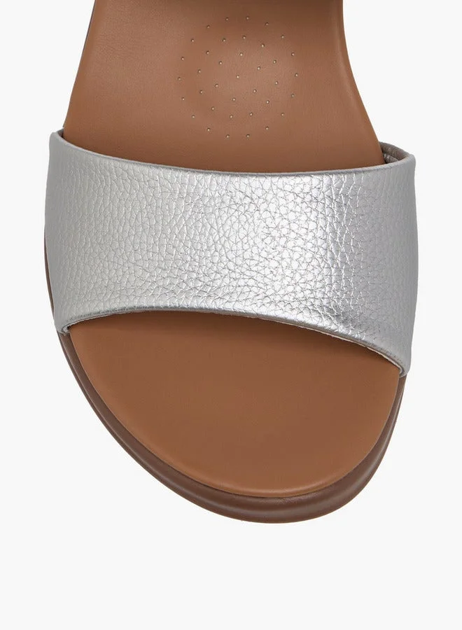 لو كونفورت صنادل بكعب كتلة صلبة بإغلاق بخطاف وحلقة