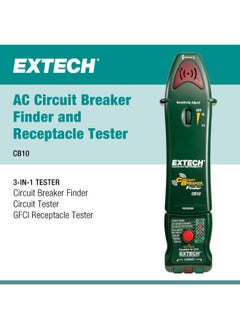 Extech - 1218G94Ea - Cb10 Circuit Breaker Finder  Locates Fuses Breakers  Tests Receptacles And Gfci Circuits  - Image 2