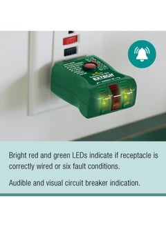 Extech - 1218G94Ea - Cb10 Circuit Breaker Finder  Locates Fuses Breakers  Tests Receptacles And Gfci Circuits  - Image 4