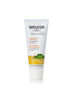 Weleda Weleda Oral Care Childrens Tooth Gel, 1.7 Fluid Ounce, Fluoride Free, Spearmint Flavor, Plant Rich Toothpaste with Calendula, Silica and Fennel  - Image 1
